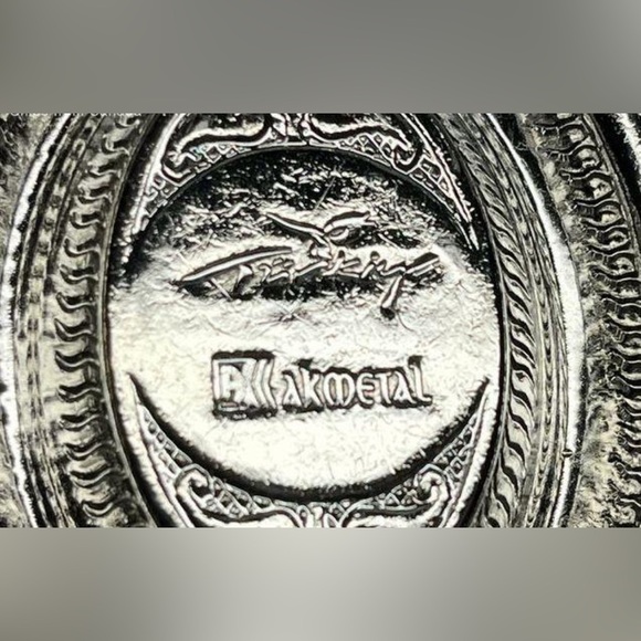 OTTOMAN Turkish coffee/tea set-Silver metal - classic/elegant- gift/home decor - Picture 8 of 9